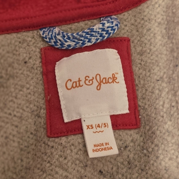 Cat & Jack Half Zip Color Block Hoodie - Picture 5 of 6